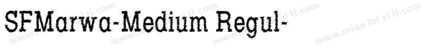 SFMarwa-Medium Regul字体转换